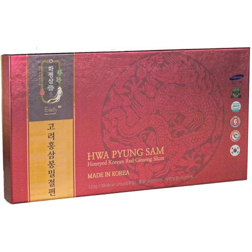 Hồng Sâm Lát Tẩm Mật Ong Edally Hwa Pyung Sam Hàn Quốc